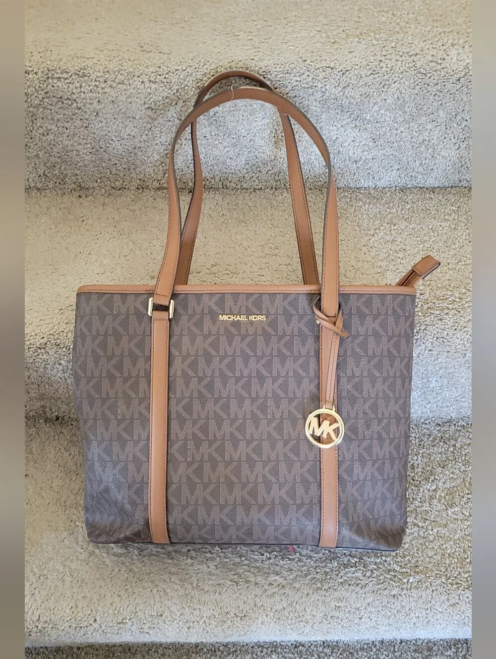 Michael Kors Jet Set Travel Large Logo Tote Bag